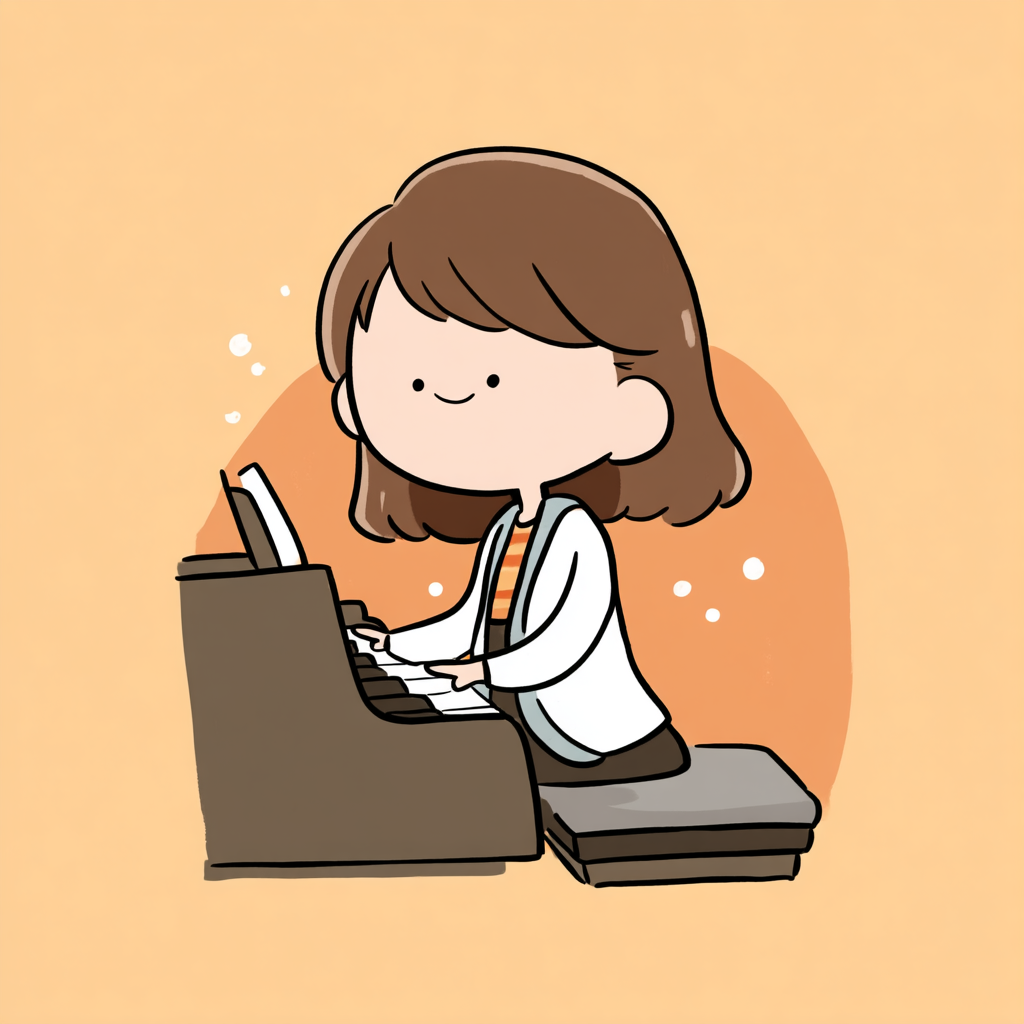 ピアノノギフトのイラスト